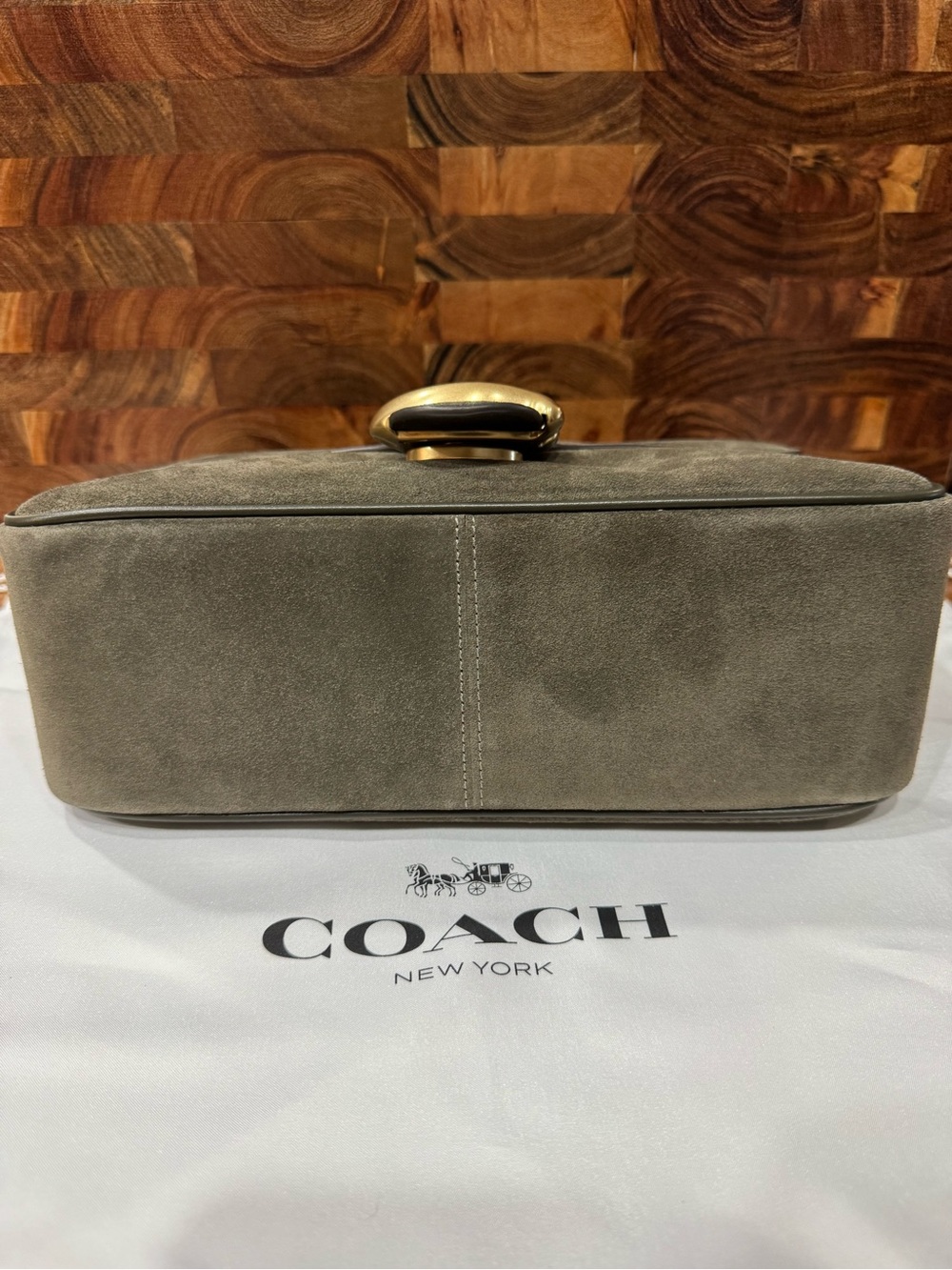 Coach Olive Suede soft Tabby - Picture 12 of 12